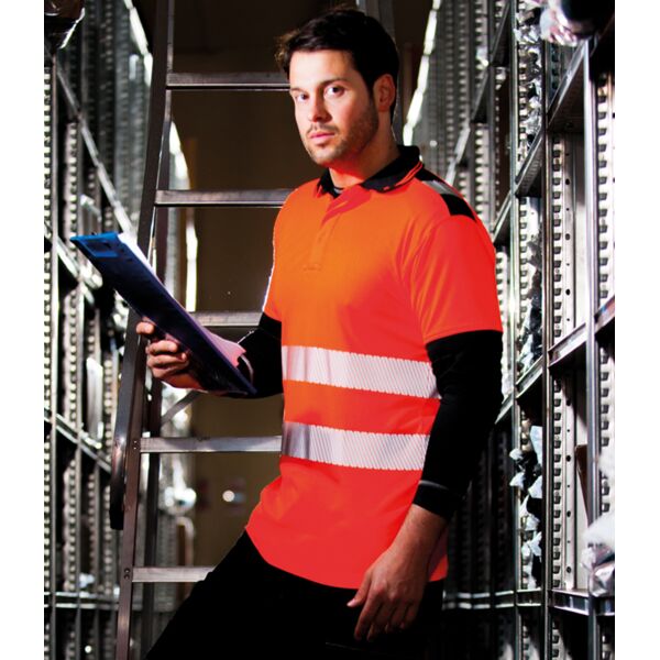 Portwest PW3 Hi-Vis Polo Shirt Thumbnail